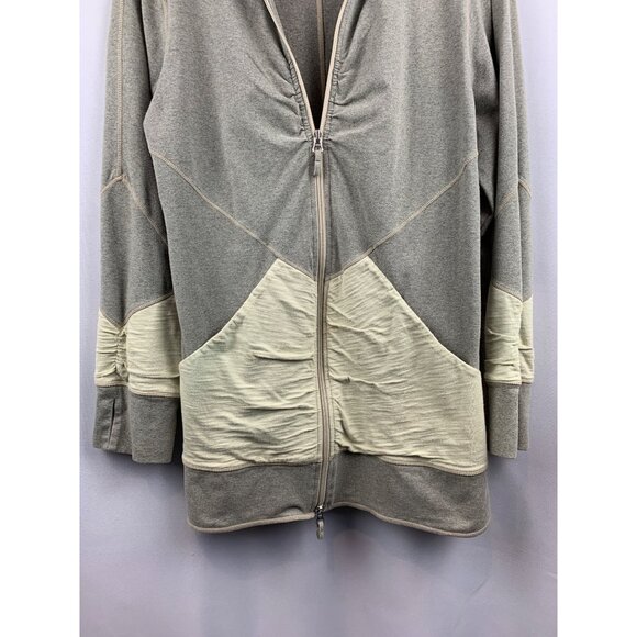 Women’s Neon Buddha Beige Zip-Up Jacket Size M - Picture 2 of 10